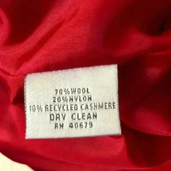 Harve Benard Vintage Cropped Wool / Cashmere Blazer Size 10P - Picture 5 of 7